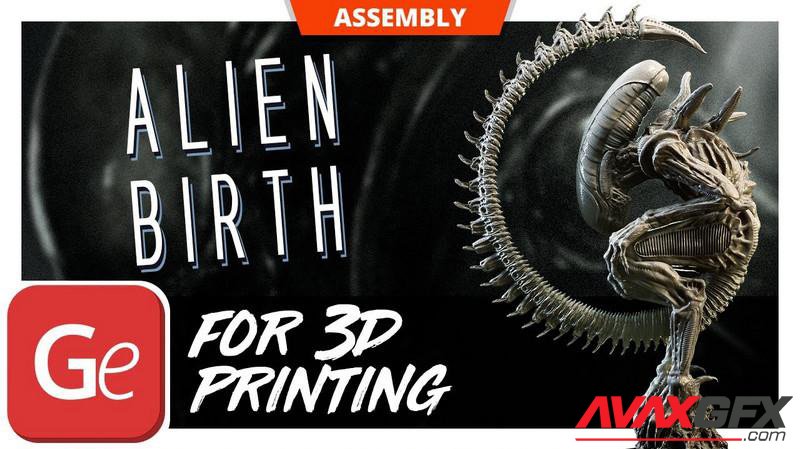 Gambody Alien Birth 3D Printable STL