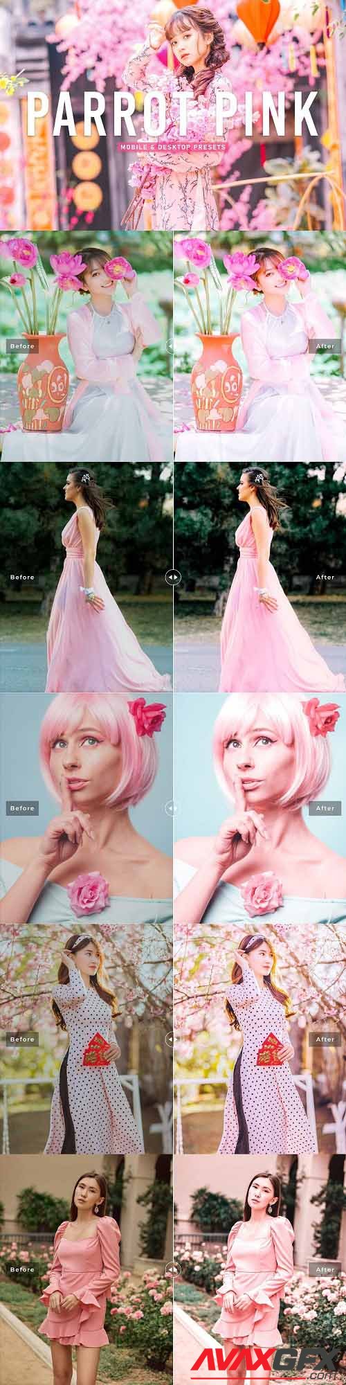 Parrot Pink Pro Lightroom Presets - 6924894