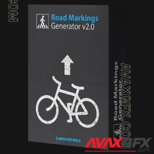 GUMROAD – ROAD MARKINGS GENERATOR 2.0 FOR 3DS MAX