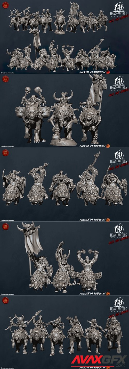 Head Hunters Miniatures August 2021 – 3D Printable STL