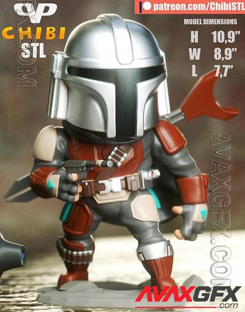 3DXM - Mandalorian Chibi