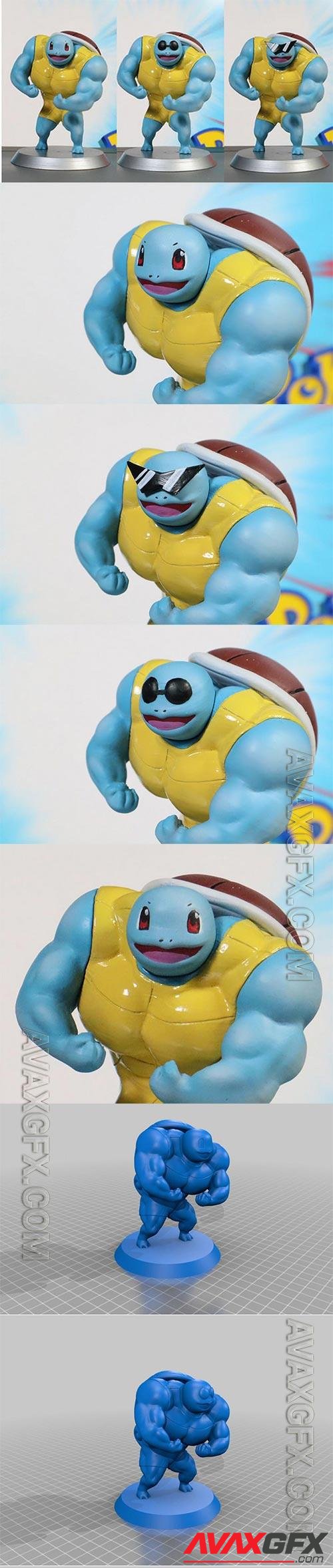 Ultra swole Squirtle - pokemon