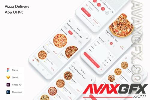 Pizza Delivery App UI Kit SHX4HLZ