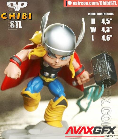 3DXM - Thor Chibi (Marvel)