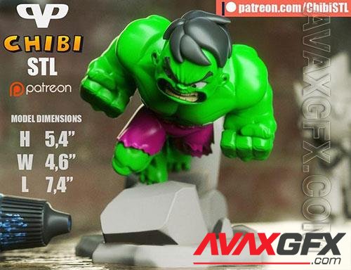 3DXM - Hulk Chibi (Marvel)