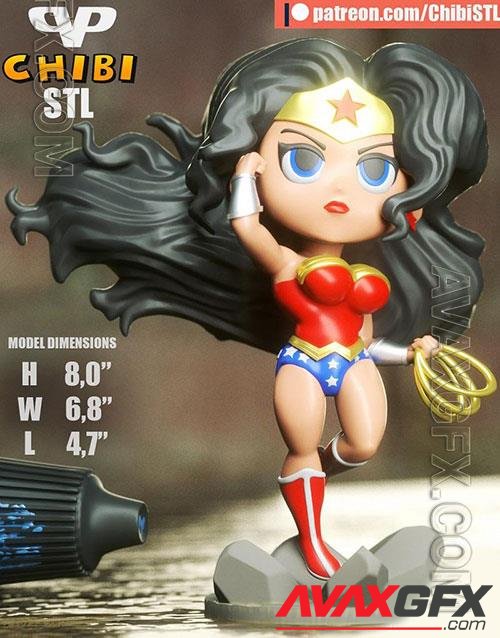 3DXM - Wonder Woman Chibi