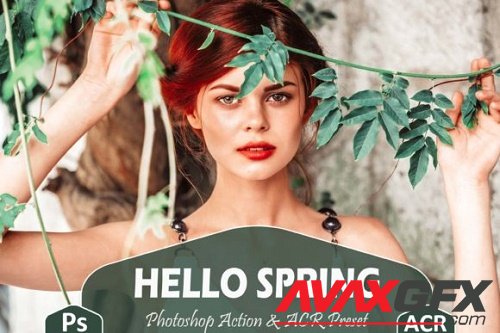 10 Hello Spring Photoshop Actions