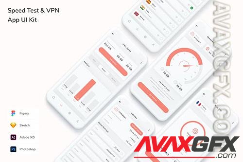 Speed Test & VPN App UI Kit M52SPRL