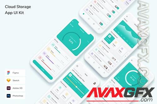 Cloud Storage App UI Kit 3LB6Y2V