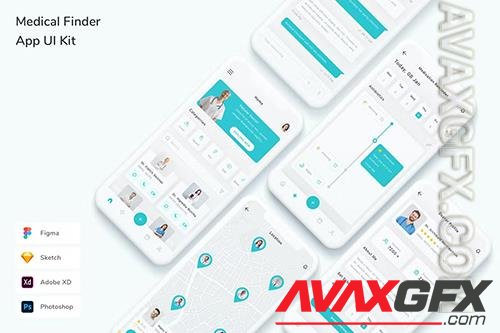 Medical Finder App UI Kit YV4VKXD