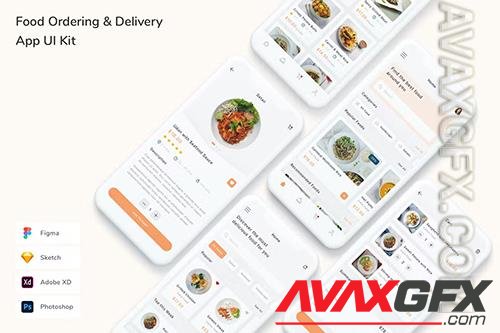 Food Ordering & Delivery App UI Kit K26Y943