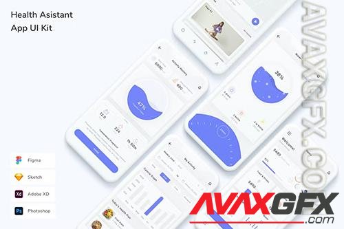 Health Asistant App UI Kit UWA8TRW