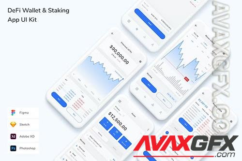 DeFi Wallet & Staking App UI Kit VVNBLWM