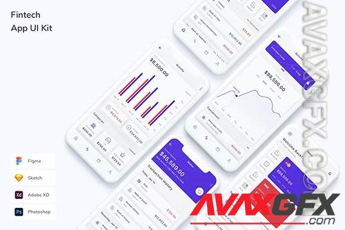 Fintech App UI Kit U9AKD9V