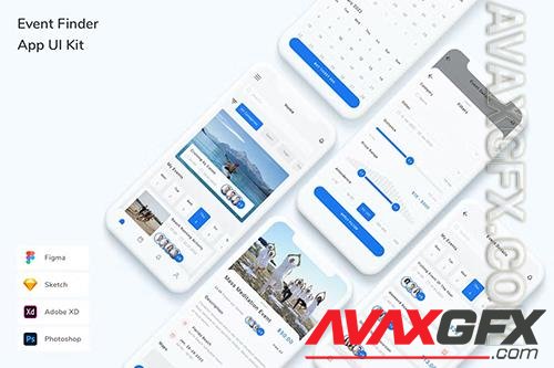 Event Finder App UI Kit 8J3X34R