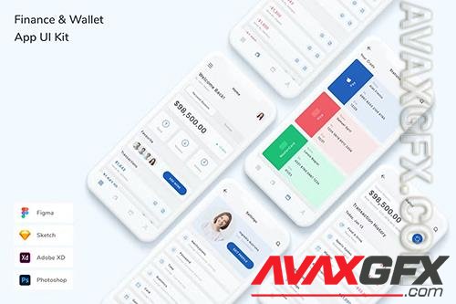 Finance & Wallet App UI Kit 8QJQSV9