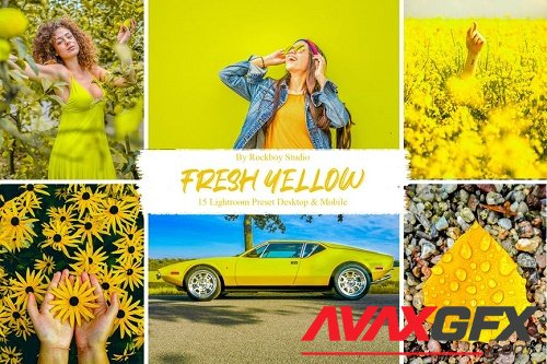 15 Fresh Yellow Lightroom Presets