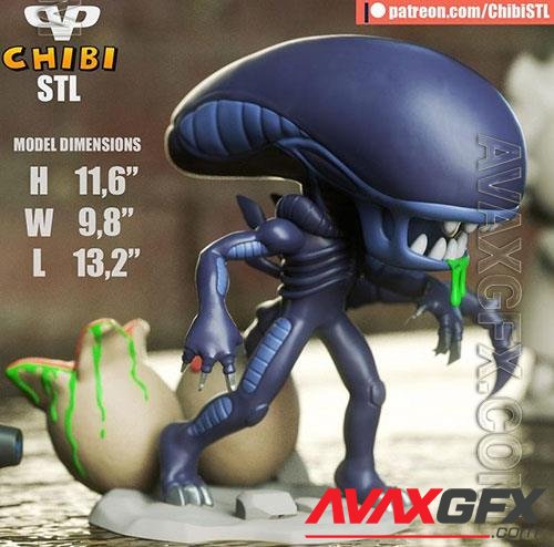 3DXM - Xenomorph Chibi