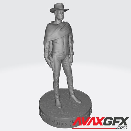 Clint Eastwood – 3D Printable STL