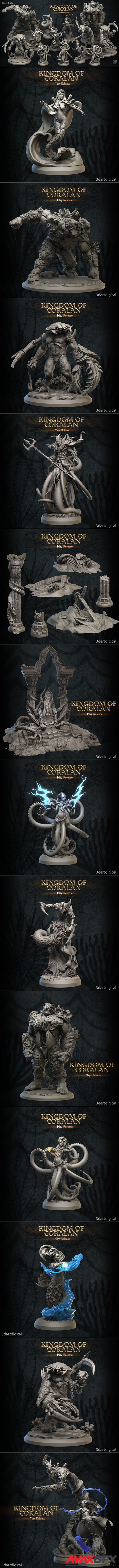 Kingdom of Coralan May Release – 3D Printable STL