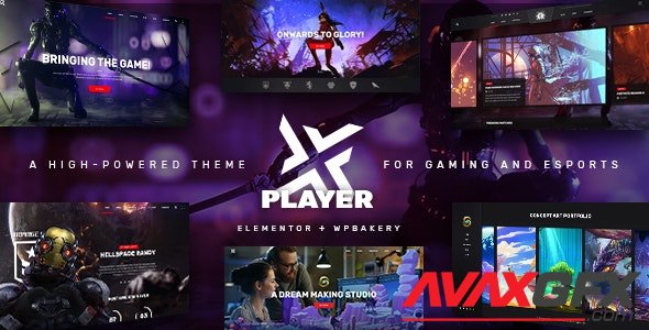 ThemeForest - PlayerX v2.0 - A High-powered Theme for Gaming and eSports - 22200272 - NULLED