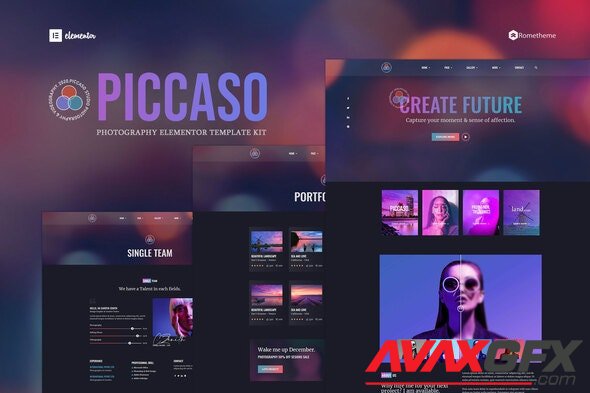 ThemeForest - Piccaso v1.0.2 - Photography Elementor Template Kit - 29150174