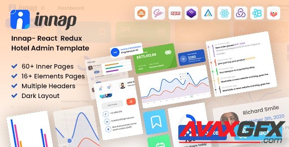 ThemeForest - Innap v1.1 - React Redux Hotel Admin Template - 34681119