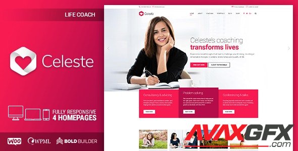 ThemeForest - Celeste v1.2.5 - Life Coach & Therapist - 21359537