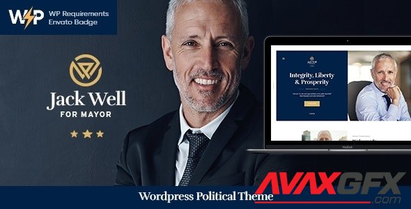 ThemeForest - Jack Well v1.0.4 - Elections Campaign & Political WordPress Theme - 22311876