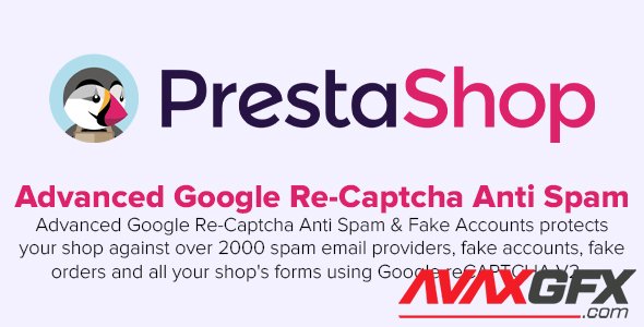 Advanced Google Re-Captcha Anti Spam & Fake Accounts v4.2.0 - PrestaShop Module