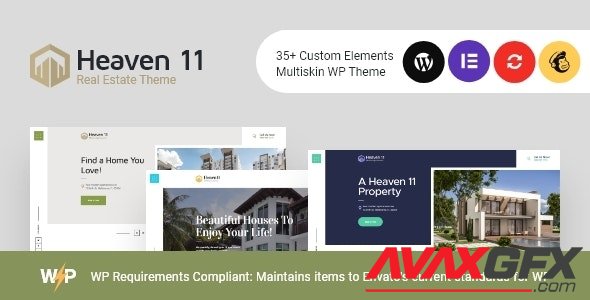 ThemeForest - Heaven11 v1.0.4 - Property & Apartment Real Estate WordPress Theme - 23843090