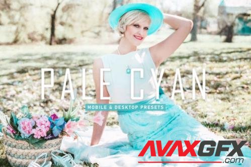 Pale Cyan Mobile & Desktop Lightroom Presets - 1800007