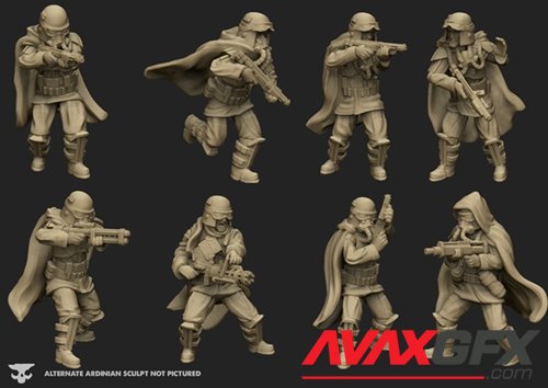 Grunge Trooper Bundle – 3D Printable STL