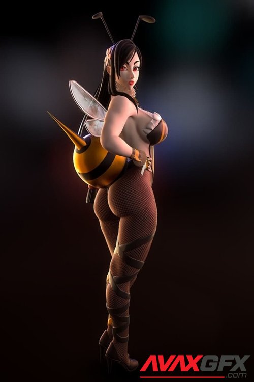 Rush Zilla – Aerith in Dancing Queen Costume (version 2) – 3D Printable STL