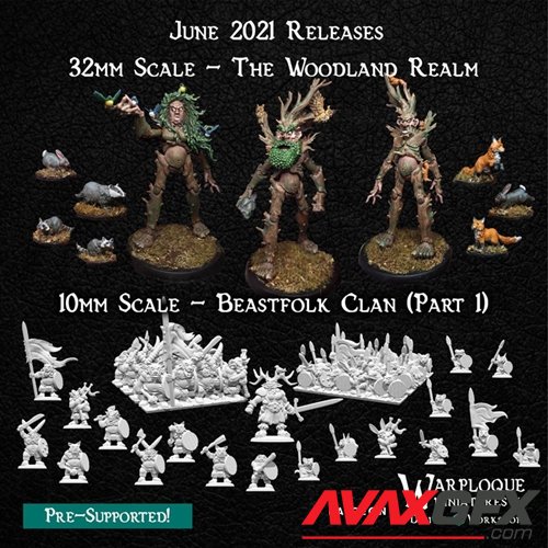 Warploque Miniatures - Treefolk and Critters – 3D Printable STL