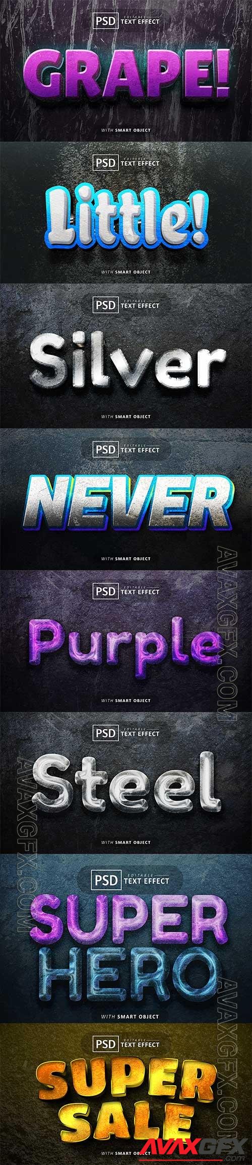 Psd text effect set vol 107