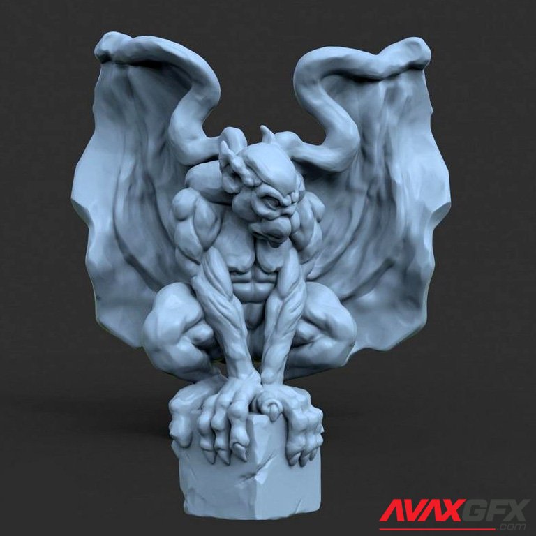 Gargoyle Statue 3D Printable STL