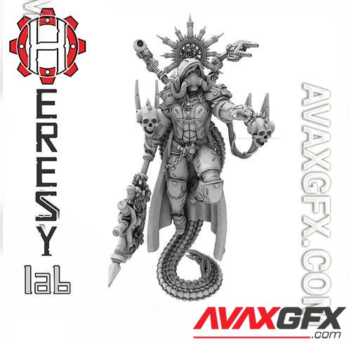 3D Printable STL Models New Mechanicus Priest Domina