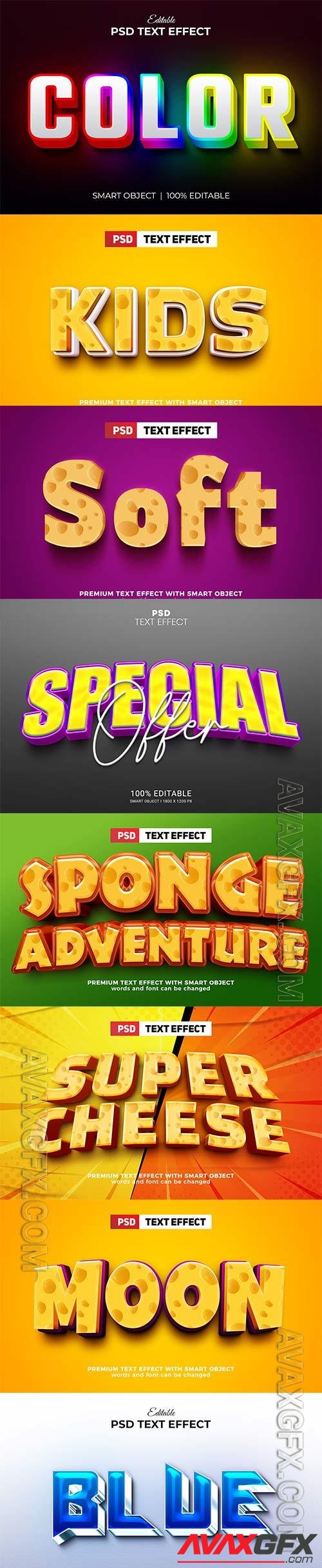 Psd text effect set vol 123