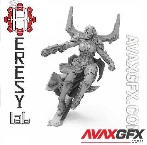 3D Printable STL Models Lady Arachne Heresylab