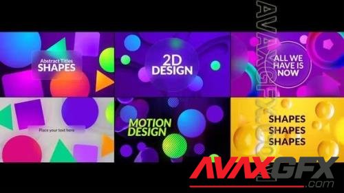 Abstract Titles | Shapes 35624131 (VideoHive)