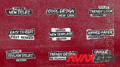 New Paper Titles 35936584 (VideoHive)