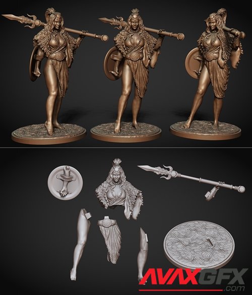 Kyrene - Monsterhunter version – 3D Printable STL