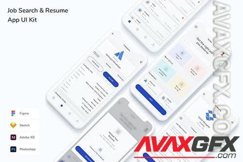 Job Search & Resume App UI Kit LF97KT9