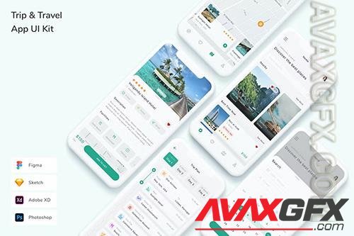 Trip & Travel App UI Kit TJ6XEP9