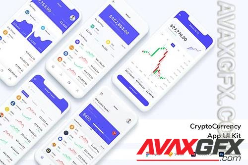 CryptoCurrency App UI Kit 3P3VR3U