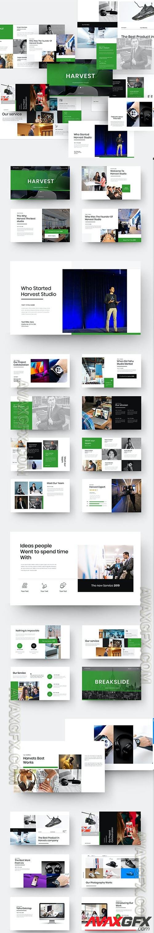 Harvest – Business Presentation Powerpoint, Keynote and Google Slides Templates