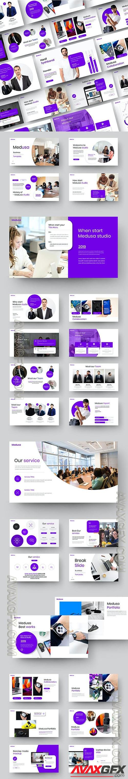 Medusa – Business Presentation Powerpoint, Keynote and Google Slides Templates