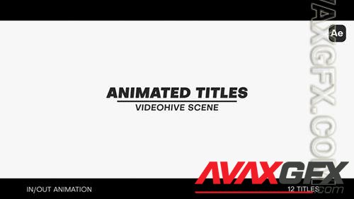 Animated Titles 35965624 (VideoHive)