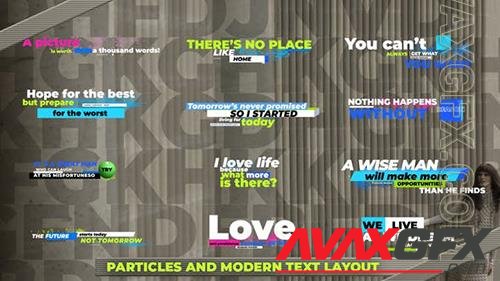 Particles and Creative Text Layout 35983142 (VideoHive)